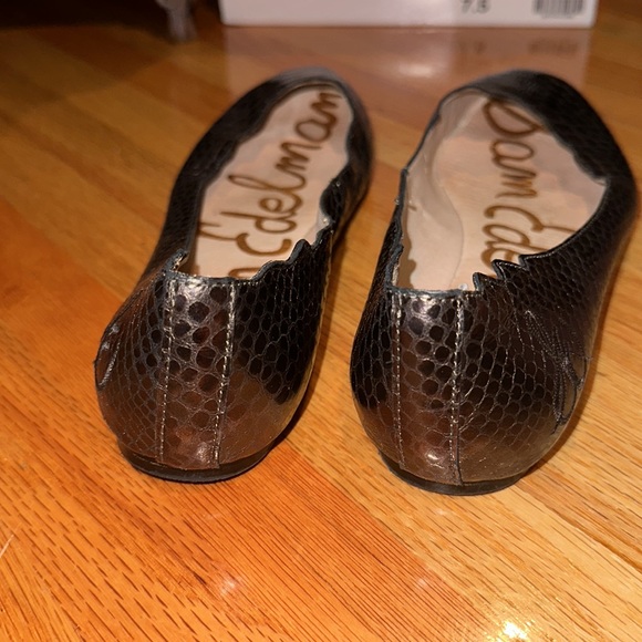 Sam Edelman Augusta Snakeskin Flats - Picture 4 of 4